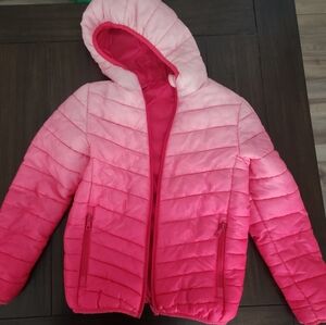 Rokka&Rolla Girls' Reversible Lightweight Puffer Jacket Size M